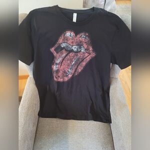 Rolling Stones Black Shirt Size 2XL